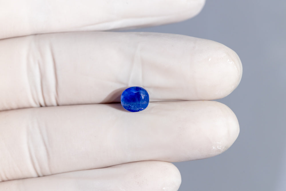 Kashmir Blue Sapphire (Neelam) 3.14 Carats / 3.45 Ratti