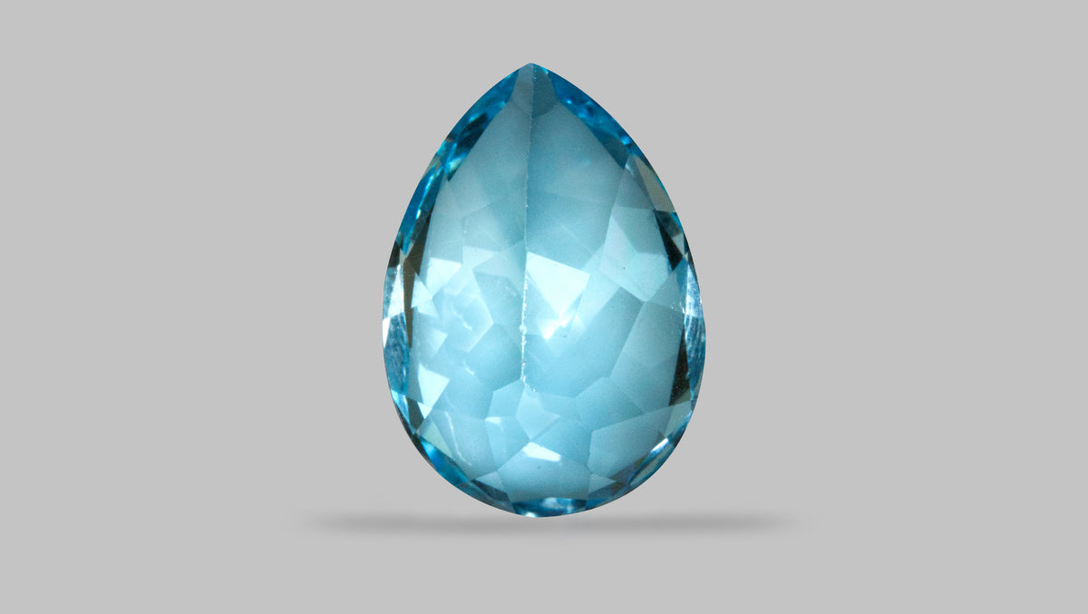Natural Blue Topaz 12.54 Carats / 13.78 Ratti
