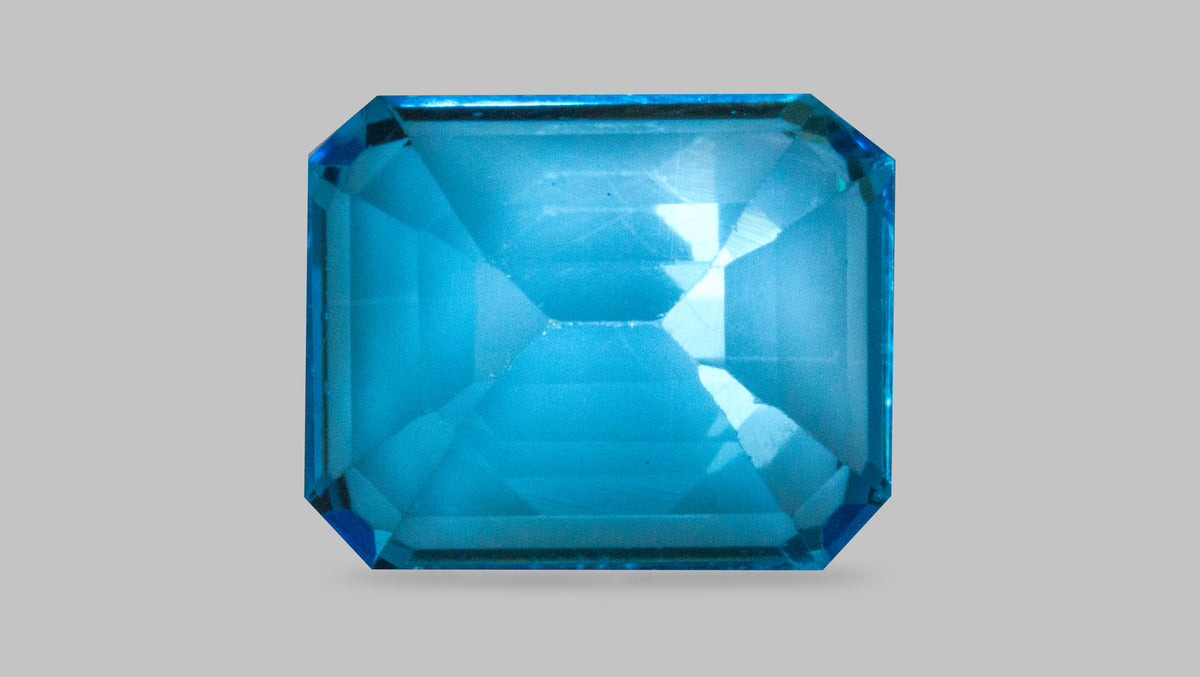 Natural Blue Topaz 5.96 Carats / 6.55 Ratti