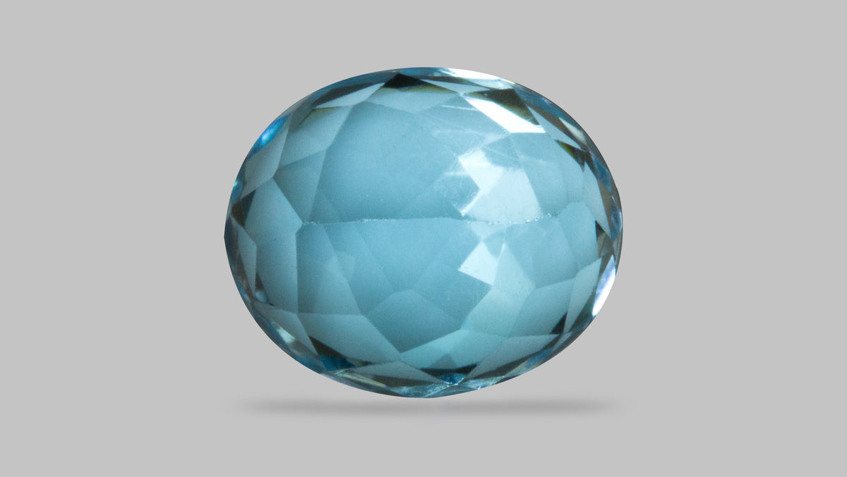 Natural Blue Topaz 7.09 Carats / 7.79 Ratti