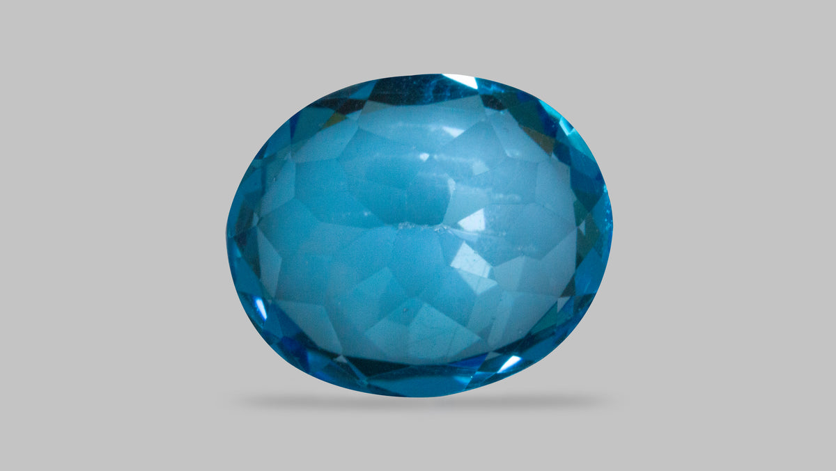 Natural Blue Topaz 5.84 Carats / 6.42 Ratti