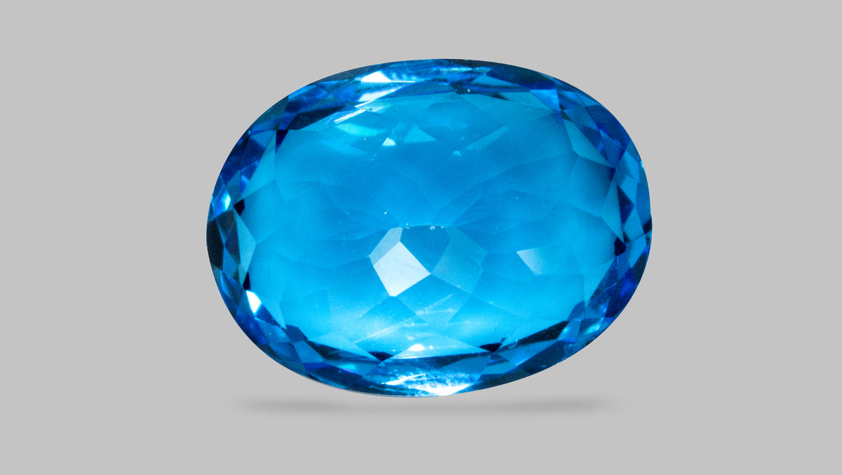 Natural Blue Topaz 22.05 Carats / 24.23 Ratti