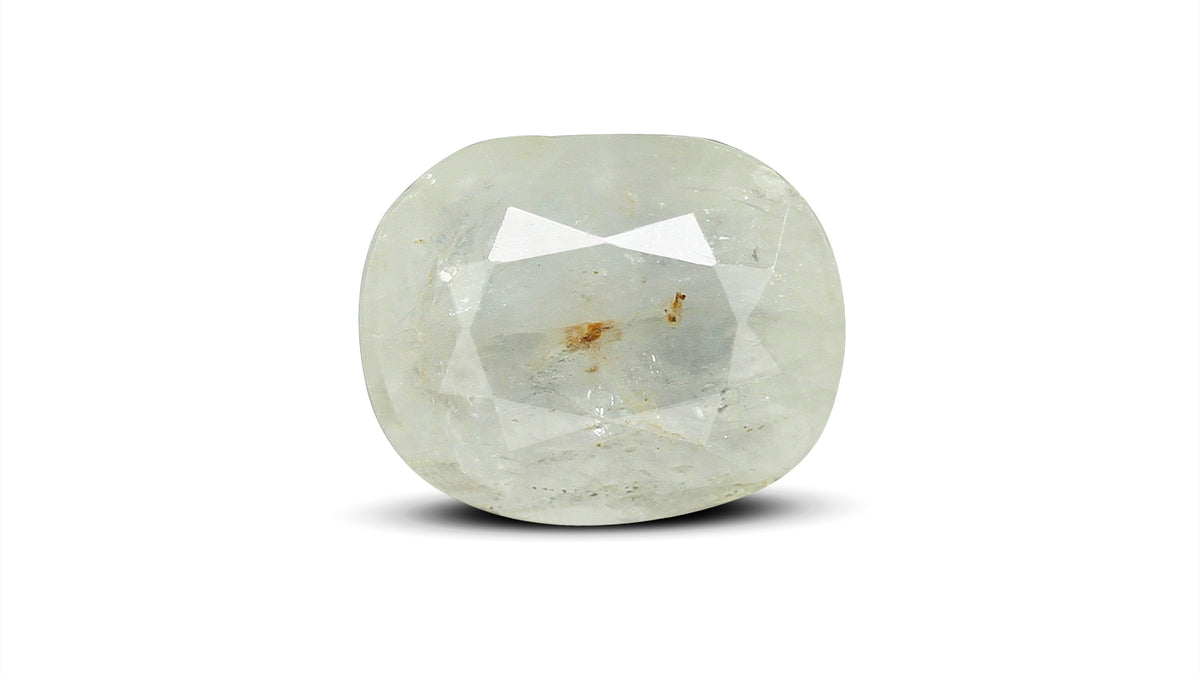 Natural White Sapphire 5.99 Carats / 6.58 Ratti