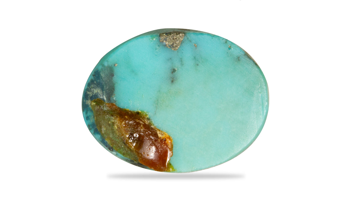 Irani Firoza (Turquoise) 11.16 Carats / 12.26 Ratti