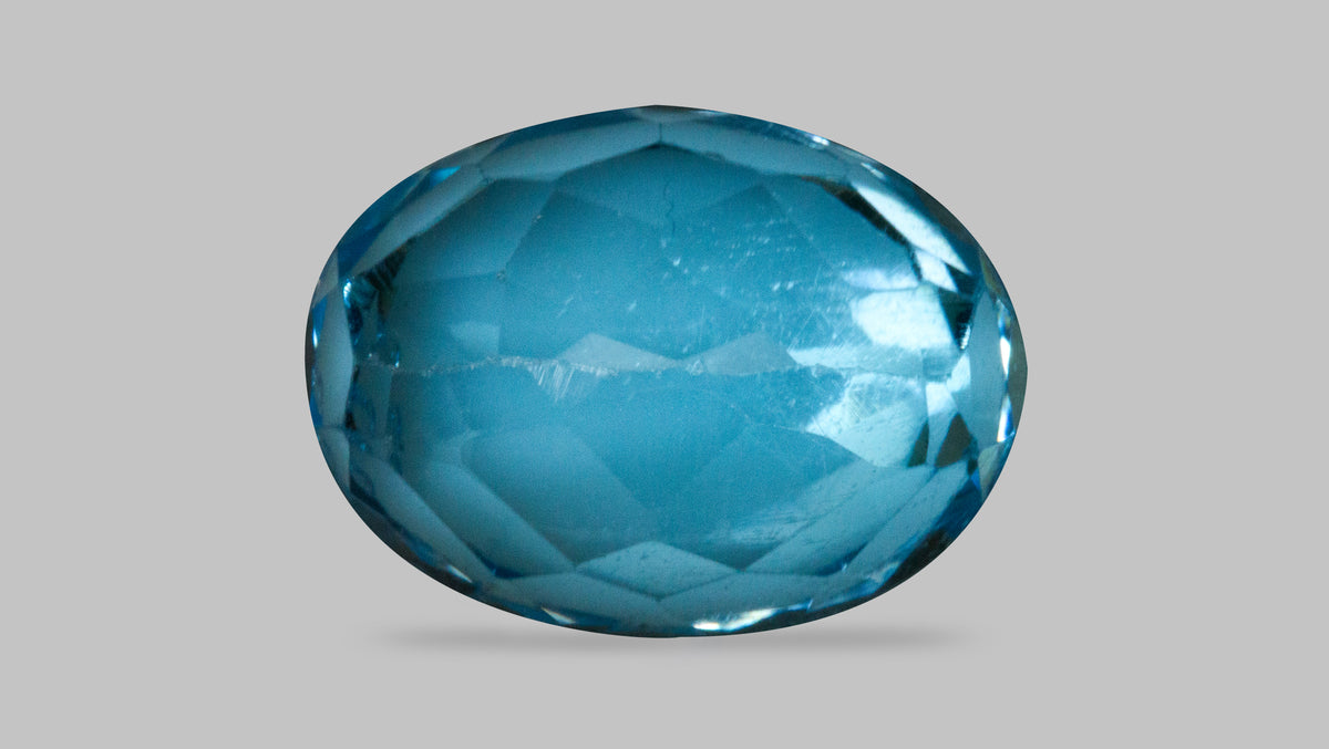 Natural Blue Topaz 6.81 Carats / 7.48 Ratti