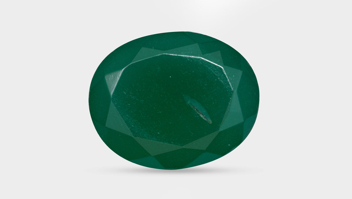 GREEN ONYX 8.64 CARATS / 9.49 Ratti