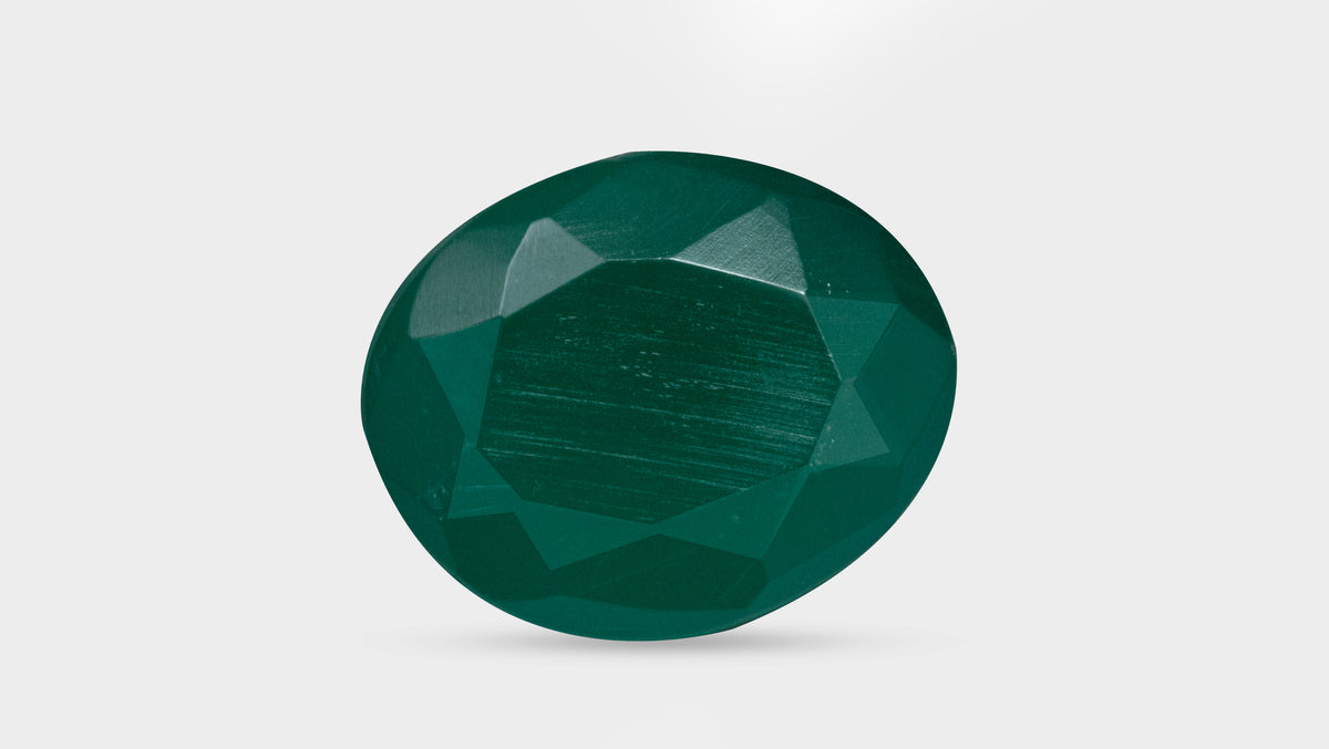 GREEN ONYX 6.14 CARATS / 6.75 Ratti