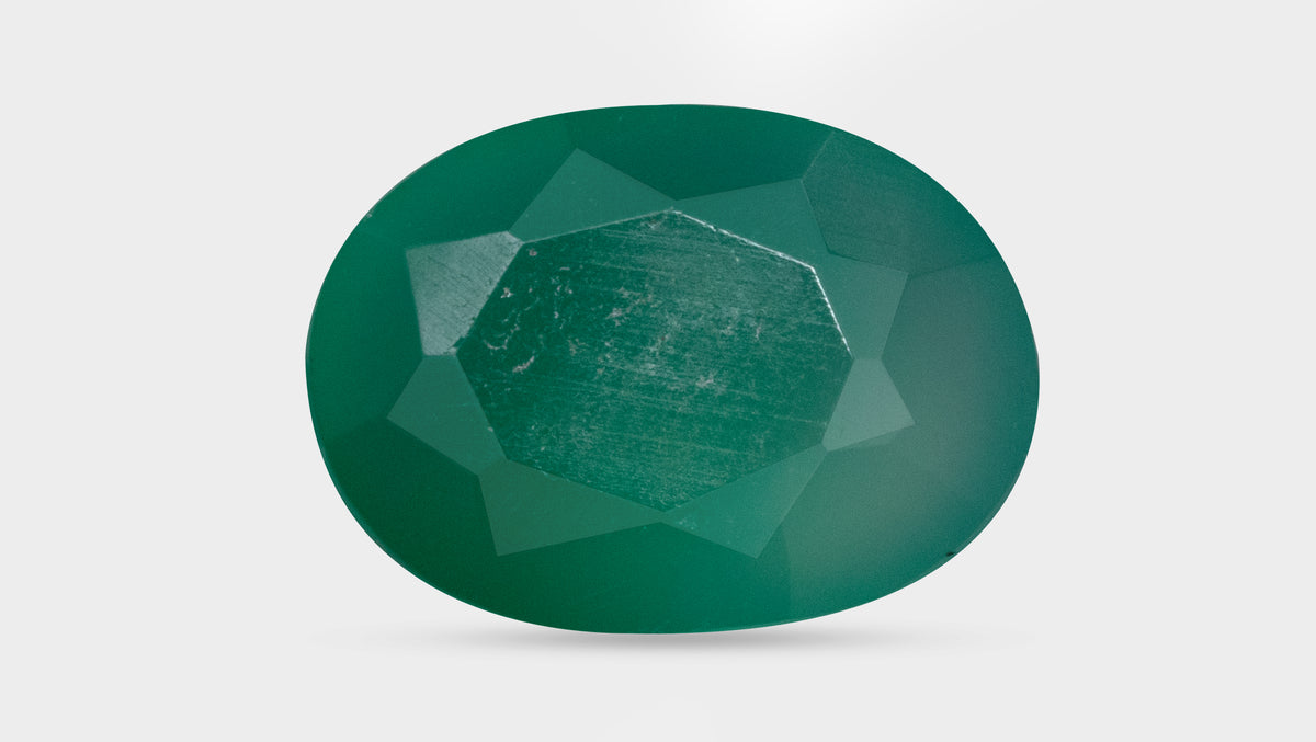 GREEN ONYX 5.69 CARATS / 6.25 Ratti