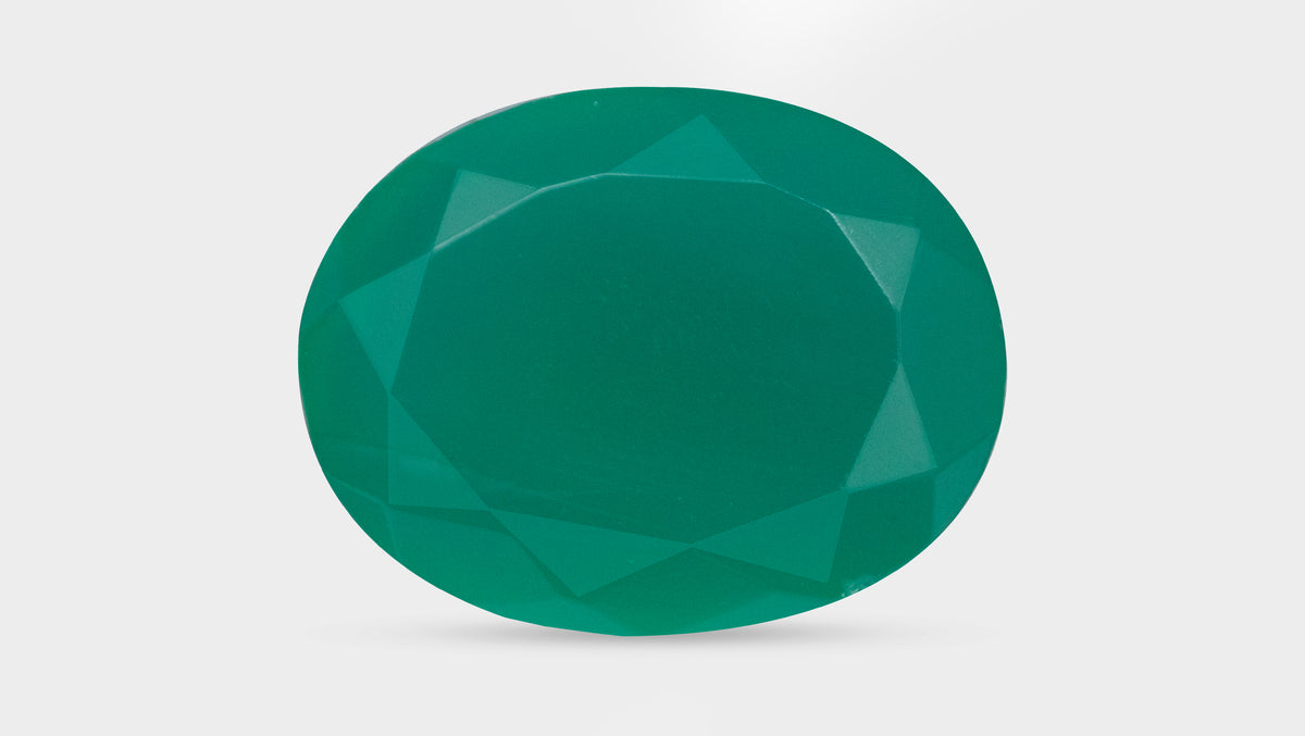 GREEN ONYX 10.84 CARATS / 11.91 Ratti