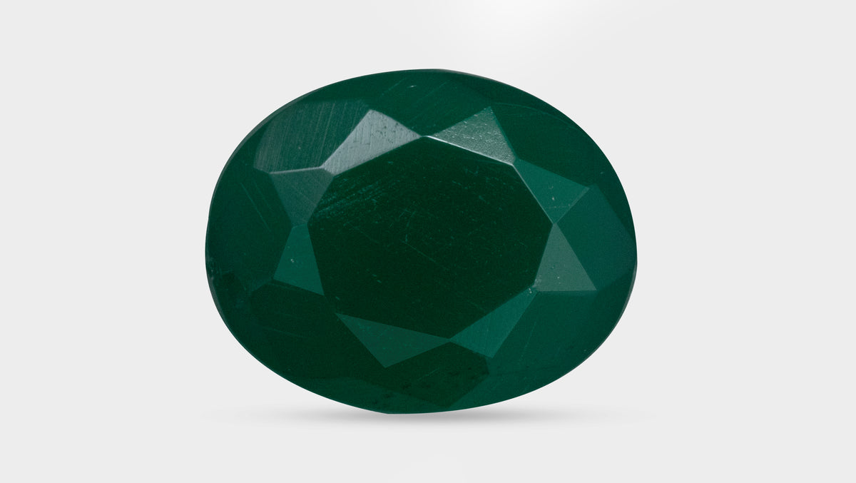 GREEN ONYX 5.15 CARATS / 5.66 Ratti