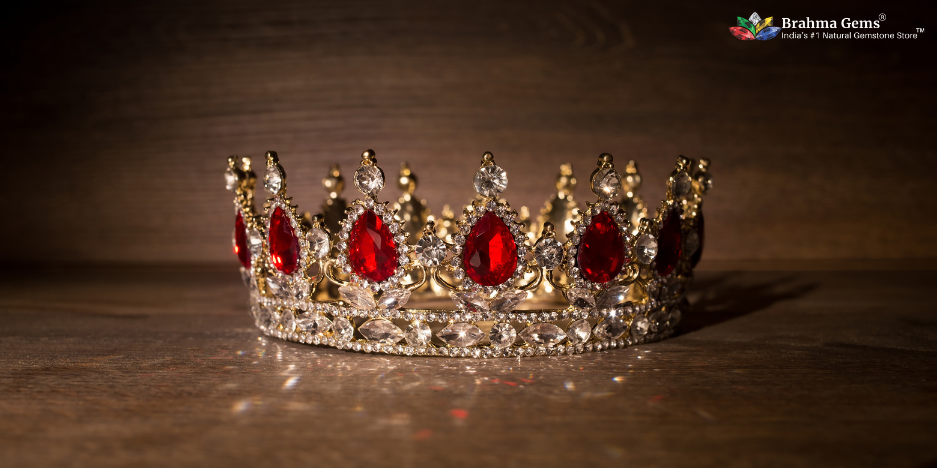 What is the Role of Ruby Stone (Manik Stone) in Royal Jewelry and Crowns?