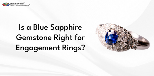Is a Blue Sapphire Gemstone (Neelam Stone) Suitable for an Engagement Ring?