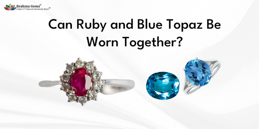 Can I Wear a Ruby Stone and Blue Topaz Together?