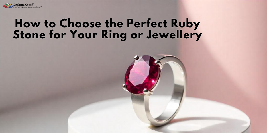 How to Choose the Perfect Ruby Stone for Your Ring or Jewellery