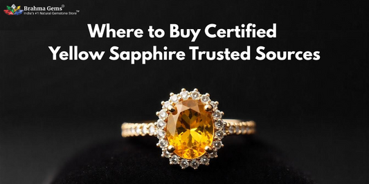 Where to Buy Certified Yellow Sapphire: Trusted Sources