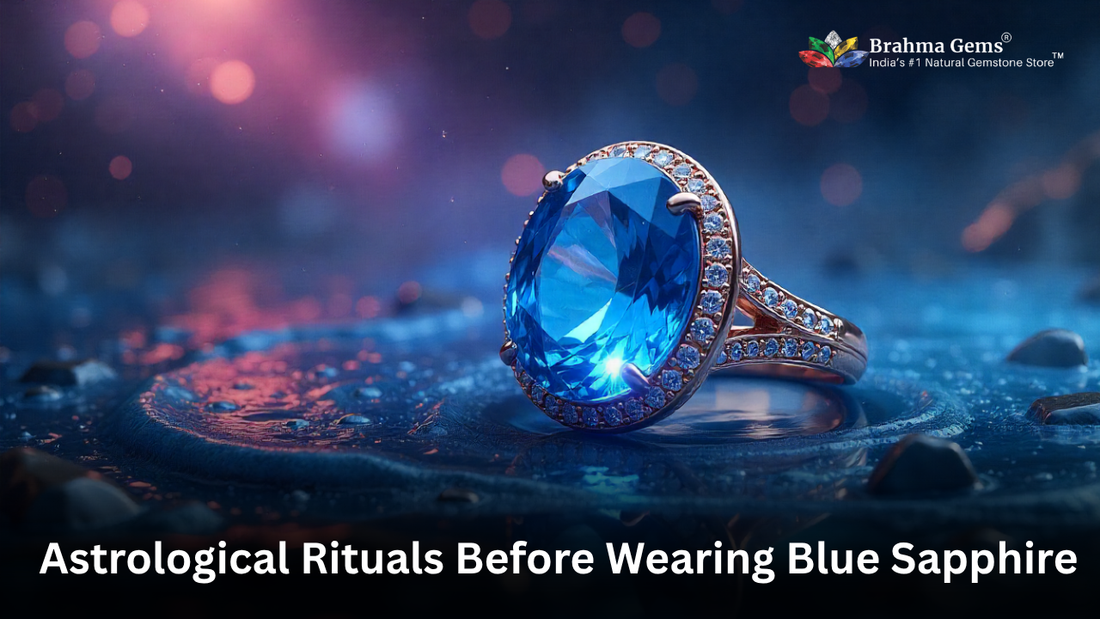 Astrological Rituals Before Wearing Blue Sapphire