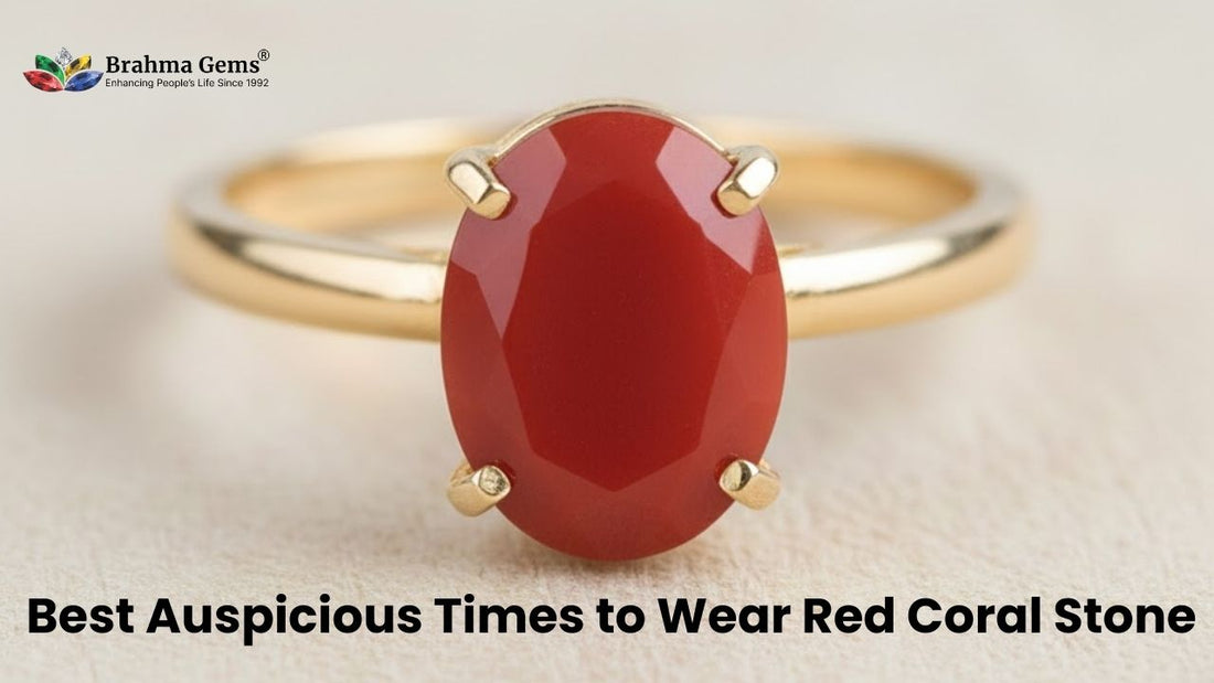 Best Auspicious Times to Wear Red Coral Stone