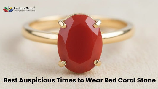 Best Auspicious Times to Wear Red Coral Stone