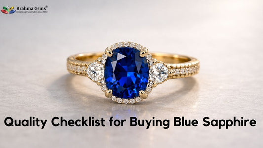 Quality Checklist for Buying Blue Sapphire