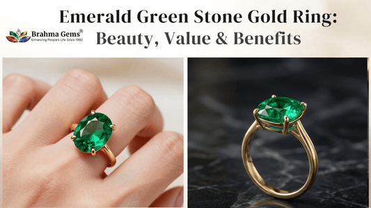 Emerald Green Stone Gold Ring: Beauty, Value & Benefits