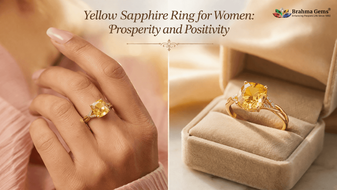 Yellow Sapphire Ring for Women: Prosperity and Positivity