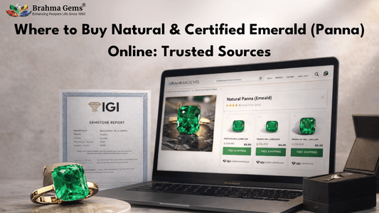 Where to Buy Natural & Certified Emerald (Panna) Online: Trusted Sources