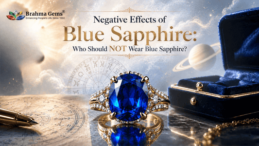 Negative Effects of Blue Sapphire: Who Should NOT Wear Blue Sapphire?