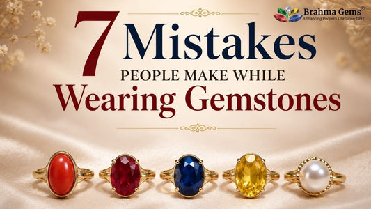 7 Mistakes People Make While Wearing Gemstones