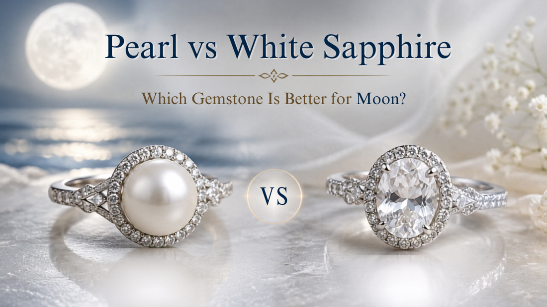 Pearl vs White Sapphire: Which Gemstone Is Better for  Moon?