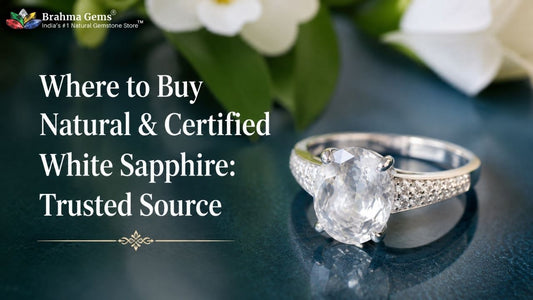 Where to Buy Natural & Certified White Sapphire: Trusted Source
