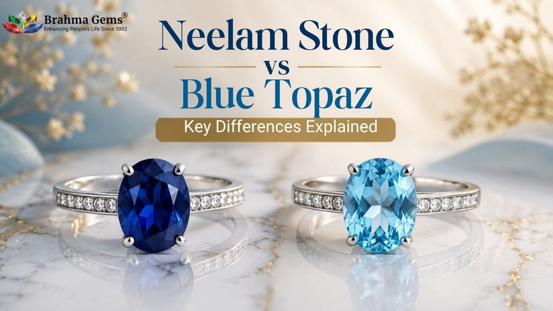 Neelam Stone vs Blue Topaz: Key Differences Explained