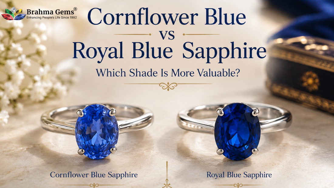 Cornflower Blue vs Royal Blue Sapphire - Which Shade Is More Valuable?