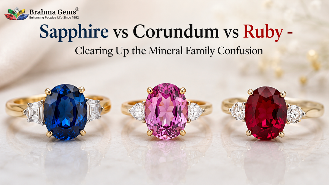 Sapphire vs Corundum vs Ruby - Clearing Up the Mineral Family Confusion