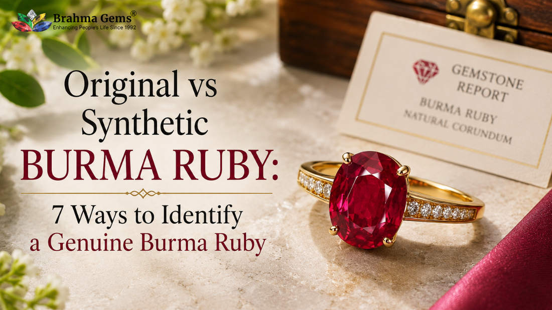 Original vs Synthetic Burma Ruby: 7 Ways to Identify a Genuine Burma Ruby