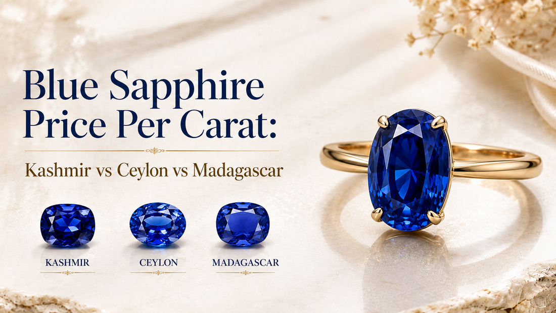 Blue Sapphire Price Per Carat: Kashmir vs Ceylon vs Madagascar