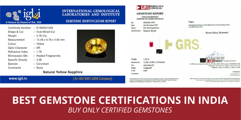 Top certifications to assure authenticity of gemstones