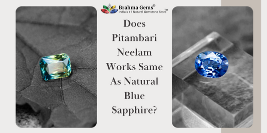 Does Pitambari Neelam Work Just Like A Natural Blue Sapphire?