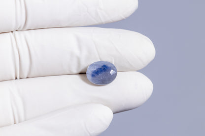 Kashmir Blue Sapphire (Neelam) 6.32 Carats / 6.95 Ratti
