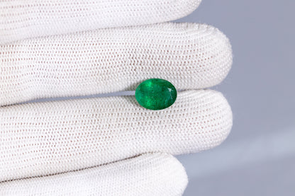 Zambian Emerald (Panna) 3.72 Carats / 4.09 Ratti