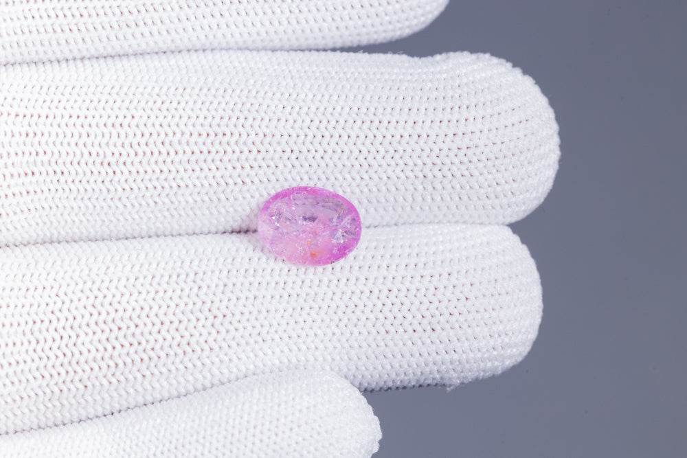 Natural Pink Sapphire 3.28 Carats / 3.6 Ratti
