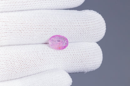 Natural Pink Sapphire 3.28 Carats / 3.6 Ratti