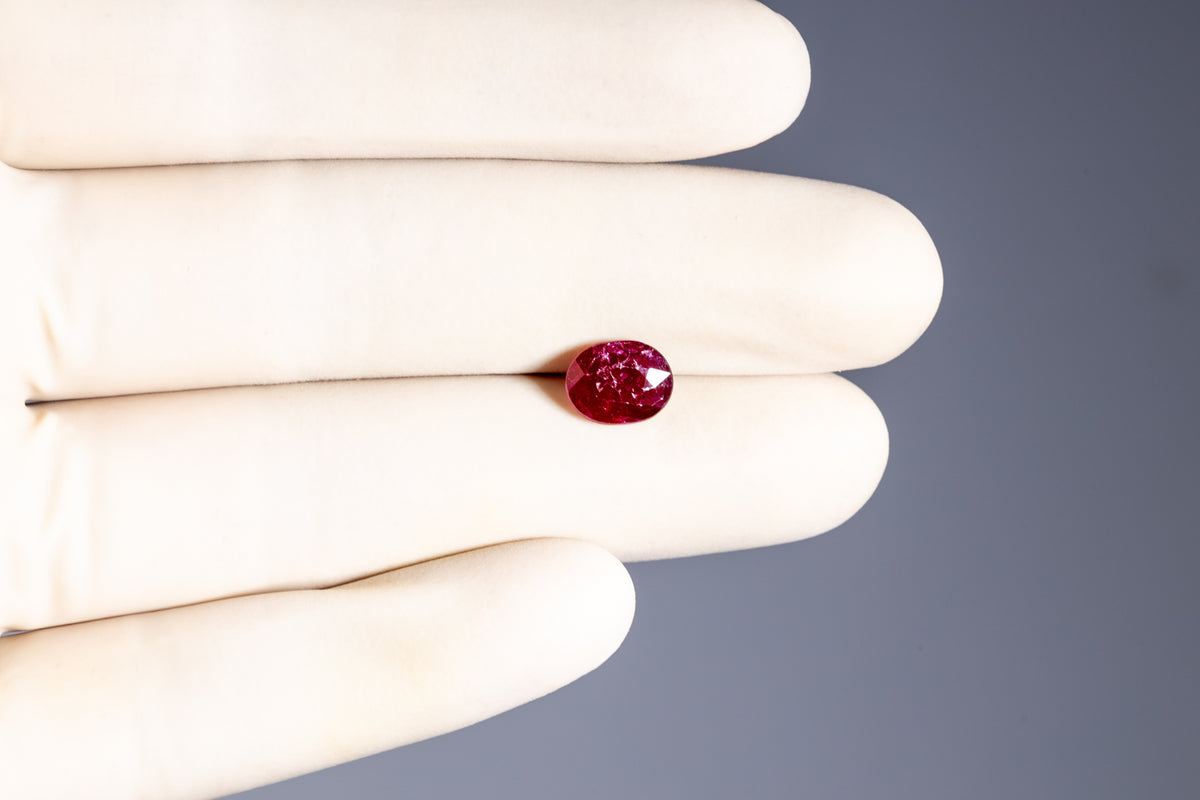 Natural Mozambique Ruby (Manik) 2.84 Carats / 3.12 Ratti