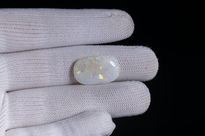 White Opal With Fire 10.71 Carats / 11.77 Ratti