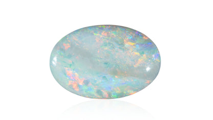 White Opal With Fire 6.53 Carats / 7.18 Ratti
