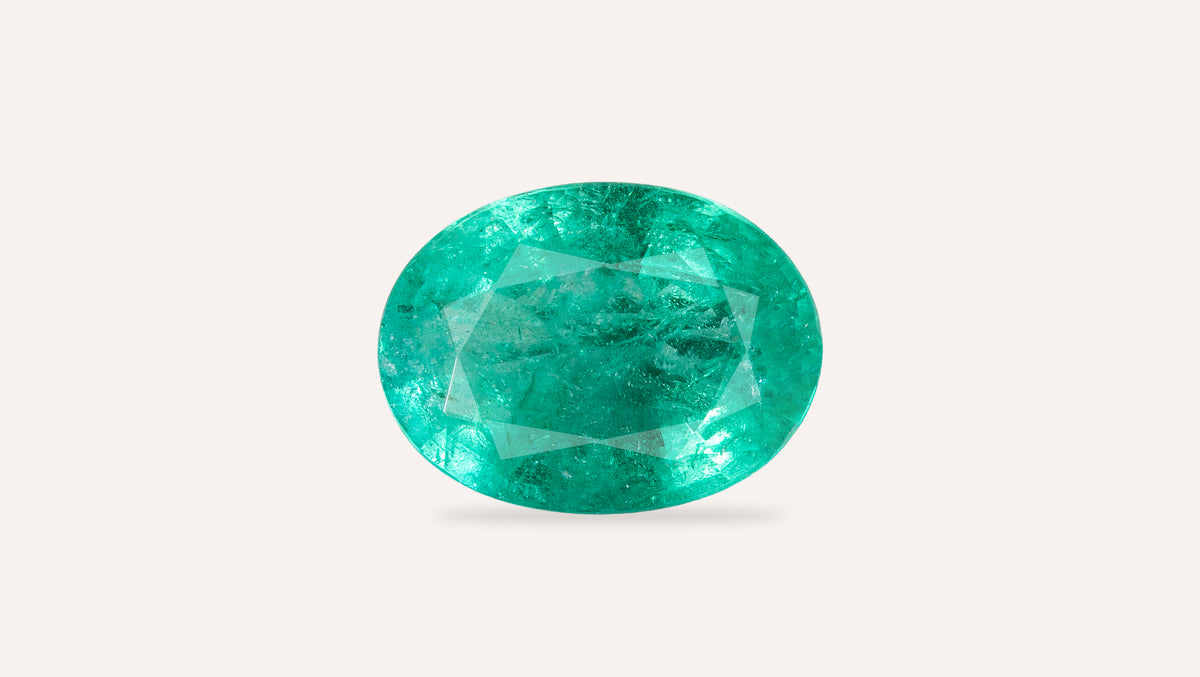 Zambian Emerald (Panna) 1.99 Carats / 2.19 Ratti