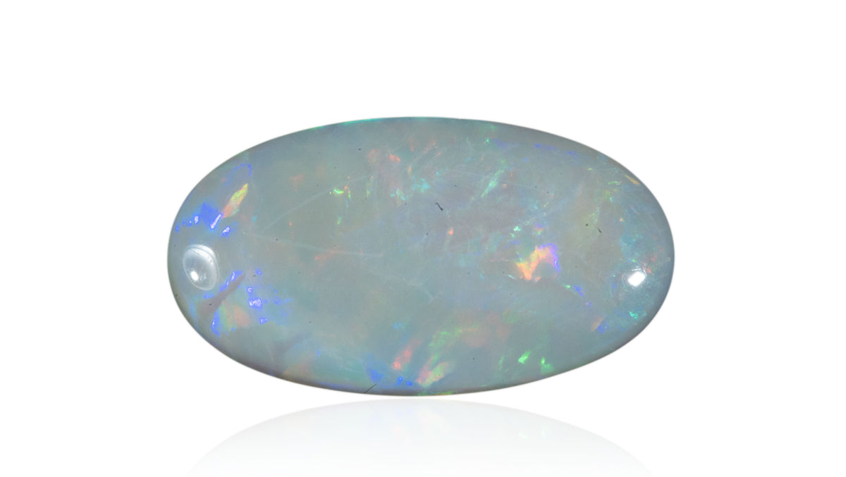 White Opal With Fire 5.44 Carats / 5.98 Ratti