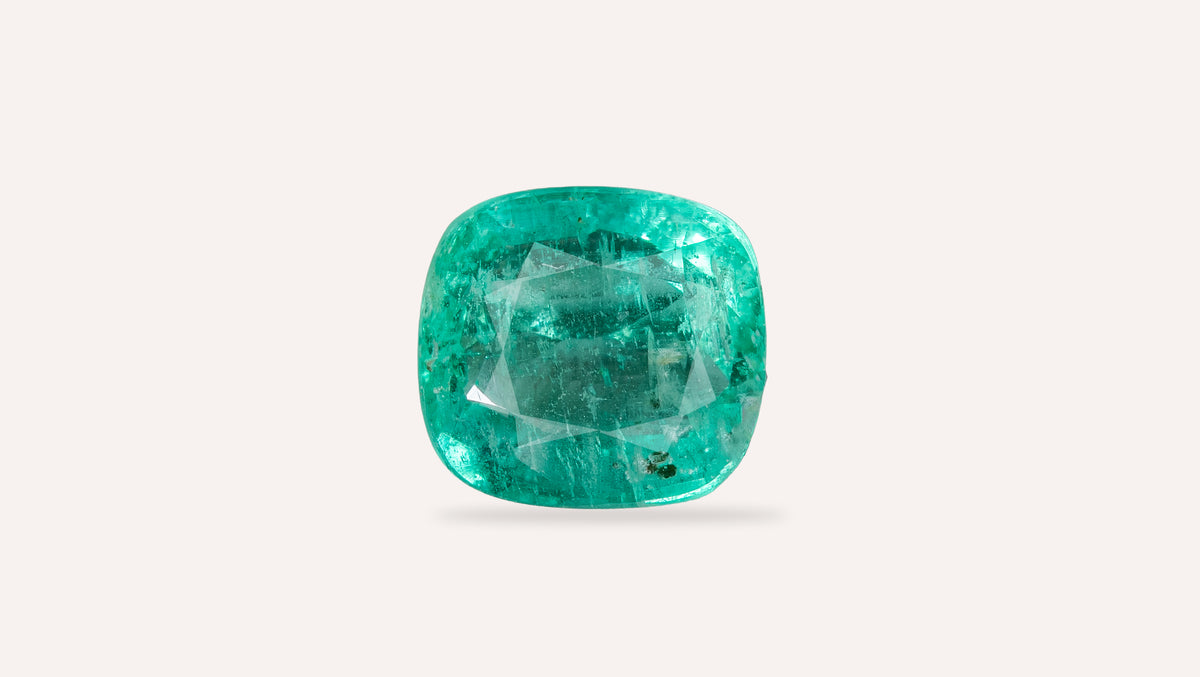 Zambian Emerald (Panna) 1.66 Carats / 1.82 Ratti