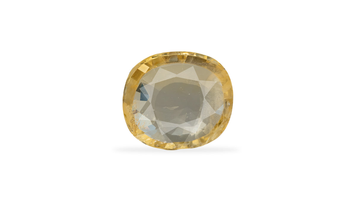 Natural Yellow Sapphire 5.93 Carats / 6.52 Ratti