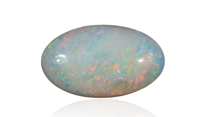 White Opal With Fire 6.09 Carats / 6.69 Ratti