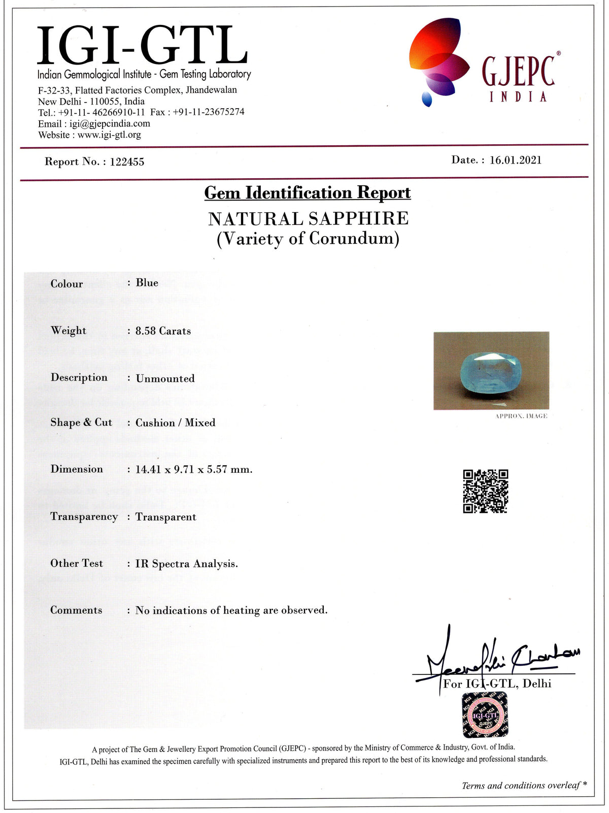 Natural Pitambari 8.58 Carats / 9.43 Ratti